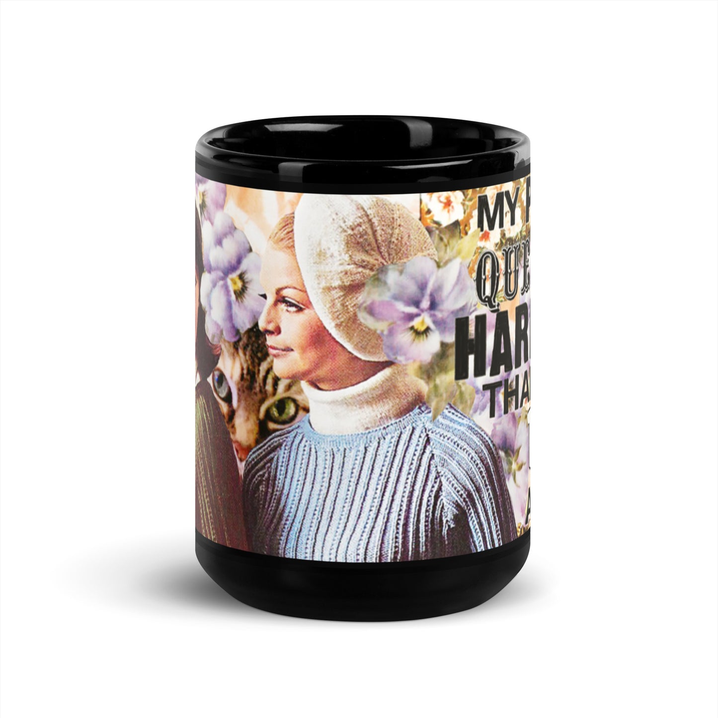 *NEW RELEASE* Brutally Honest "My Pussy Queefs Harder Than You Try At Life" Black Glossy Mug
