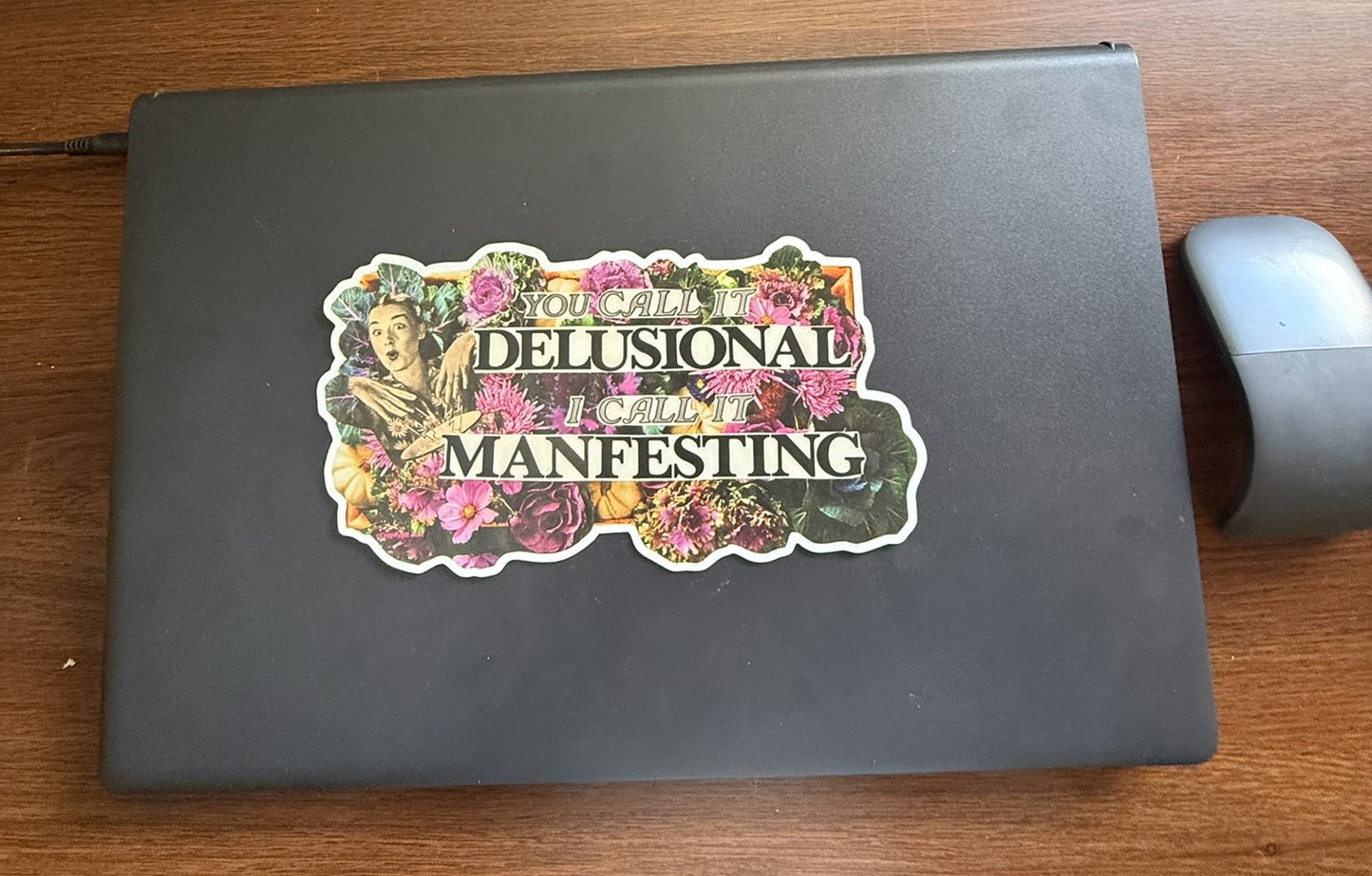 "You Call It Delusional, I Call It Manifesting" - Giant Vinyl Sticker