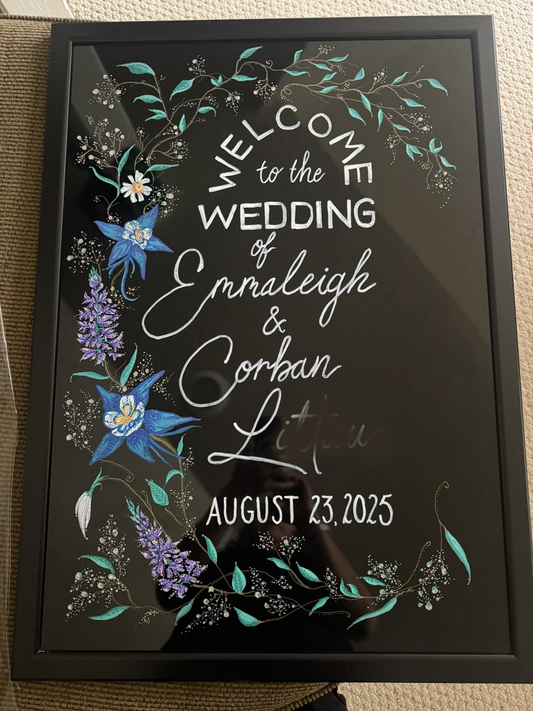 Custom Wedding Board Design