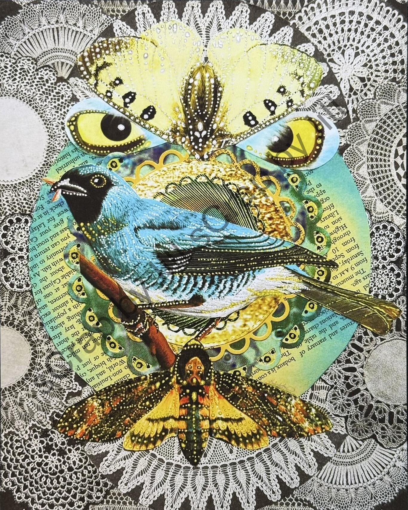 Full Moon Centerpiece 8"x10" ONLY Giclée Print